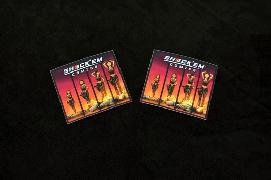 Emma: Rise of a Mythic Comic Panel Sticker