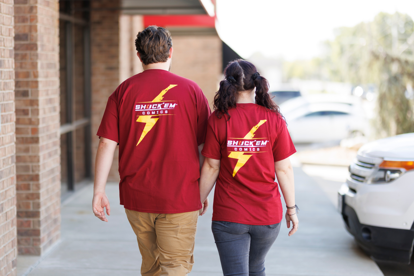 Shock'em Comics Lightning Bolt Tee