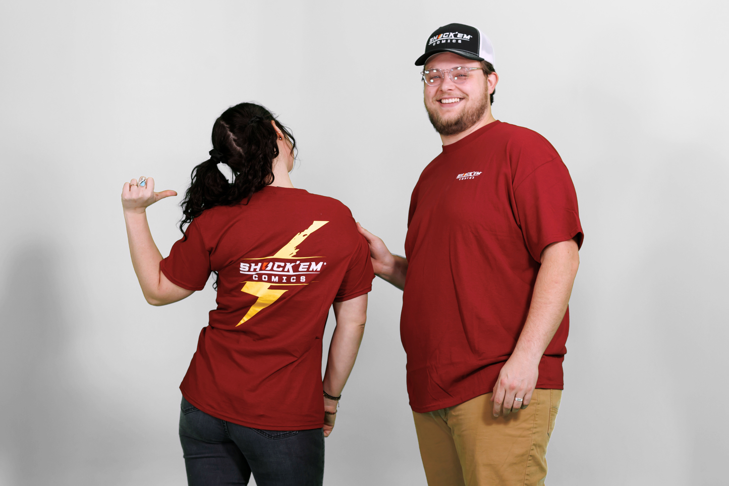 Shock'em Comics Lightning Bolt Tee