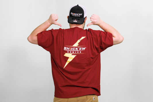 Shock'em Comics Lightning Bolt Tee