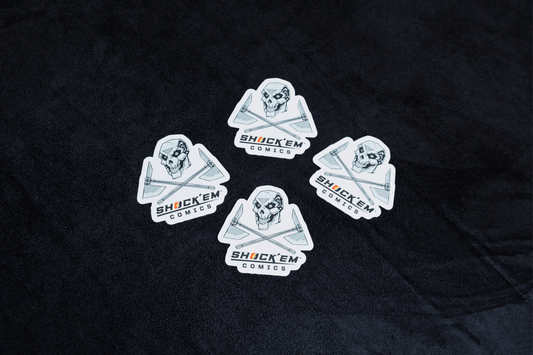 Deadhead Skull & Cross Axes Sticker